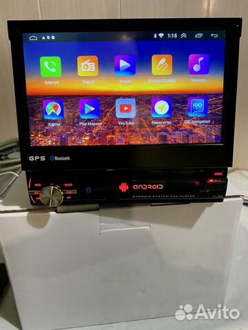 Магнитола 1din 2/32GB android с выдвижным экраном объявление продам