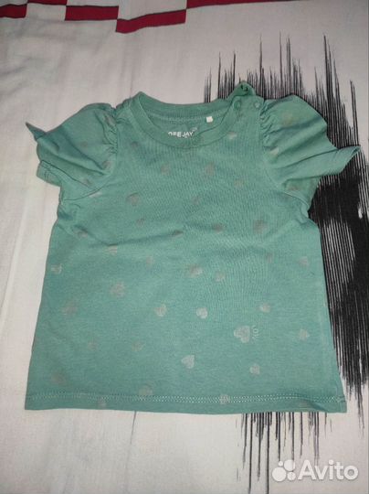 Одежда детская для девочки 9 / 12 мес футболки