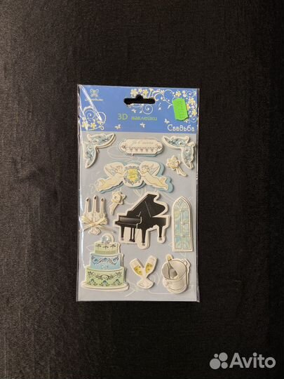 Наклейки стикеры 3D