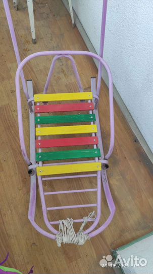 Детские зимние санки