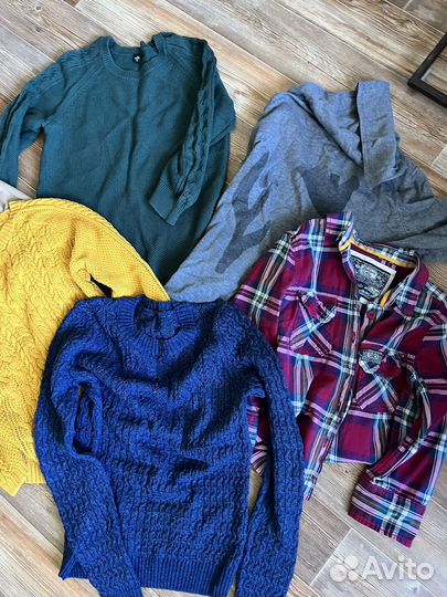 Кофта женская теплая, рубашка 40-42