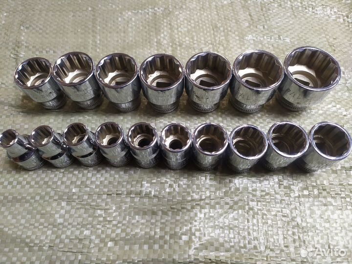 Набор головок дюймовых 1/2