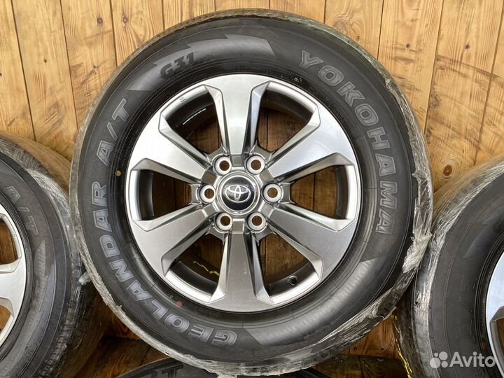 R18 Yokohama Geolandar A/T G31 265/65, PCD 6x139.7 DIA 106.1