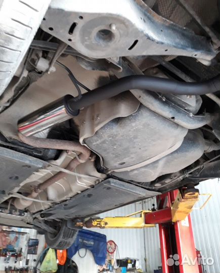 Раздвоенный выхлоп шкода октавия а5