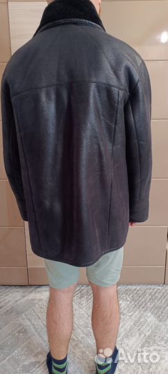 Дубленка искусственная мужская 54размер