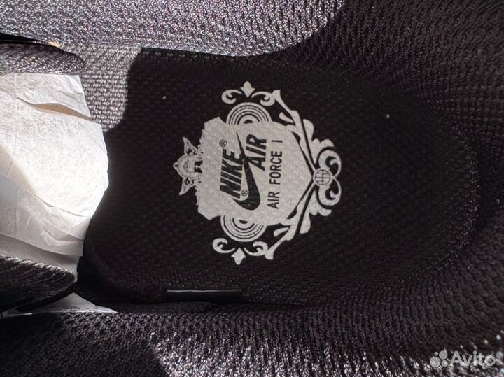 Nike air force 1 low black (черные) Оригинал