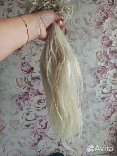 Волосы для наращивания бу 40 см 240 микрокапсул