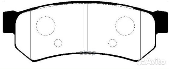 Ckkd-20 Колодки тормозные дисковые зад GK