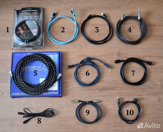 Кабели и переходники разные