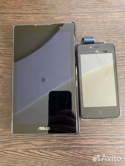 Планшет asus и телефон zte