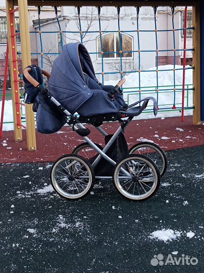 Детская коляска 2 в 1 lonex parrilla jeans