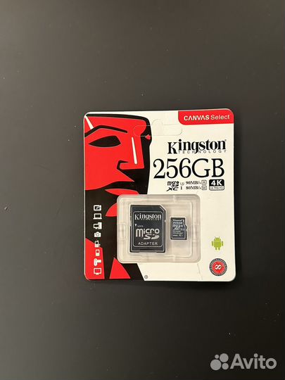 Карта памяти microsd 256gb kingston