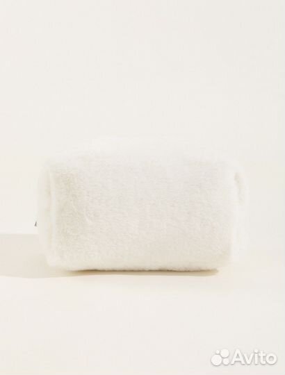 Косметичка пенал мягкая дорожная плюшевая