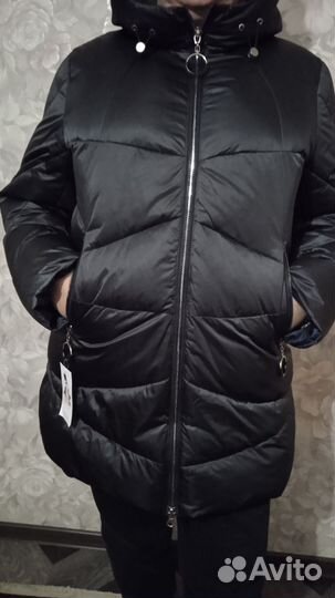 Куртка тёплая лёгкая новая 56- 58р