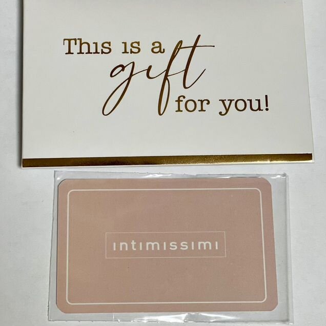 Подарочная карта intimissimi