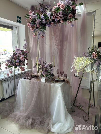 Оформление зала для свадьбы