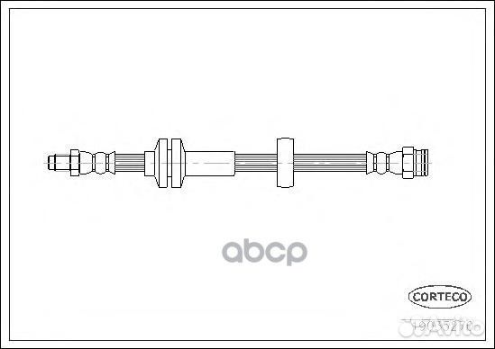 Шланг тормозной fiat: ducato c бортовой платформой