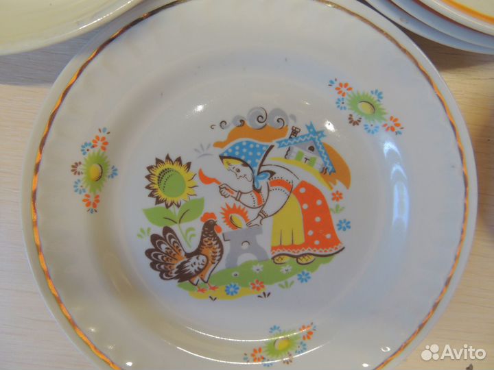 Тарелки блюдце посуда СССР фарфор