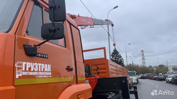КАМАЗ 65115-48 (А5) с КМУ, 2023