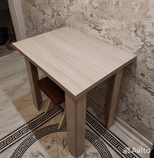 Стол обеденный раскладной Ясень шимо светлый