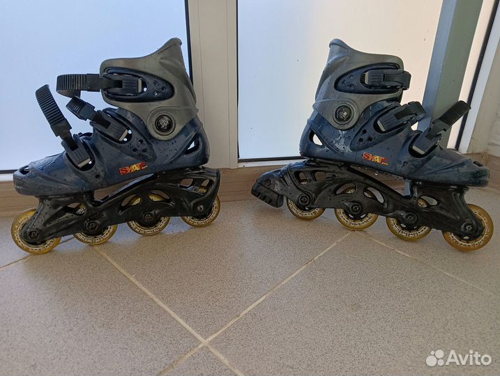 Роликовые коньки детские с защитой