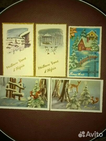 Старые открытки СССР и Франция