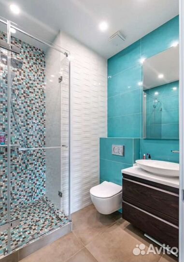 Ремонт санузлов, ванных, укладка плитки