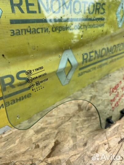 Стекло заднее левое Рено Логан 1