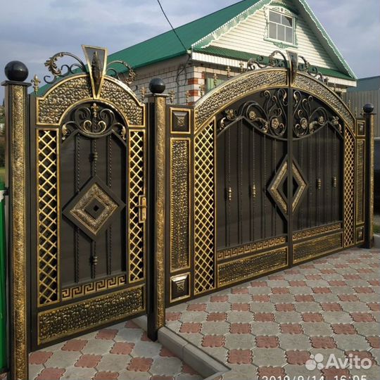 Кованые ворота