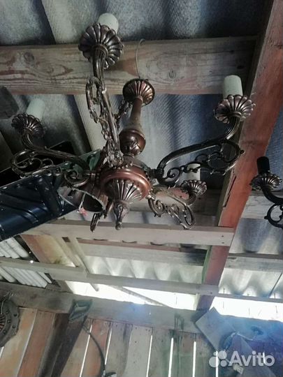 Бронза люстра СССР