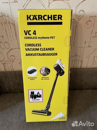 Пылесос Karcher VC 4 Cordless myHome Pet