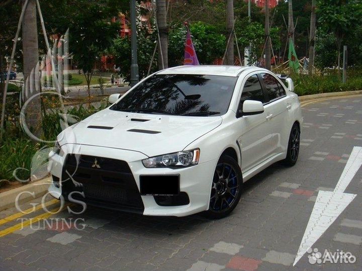 Капот EVO RalliArt на Mitsubishi Lancer 10