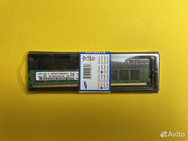 DDR3 4 GB 1333 mhz samsung 2Rx8 для пк Новая