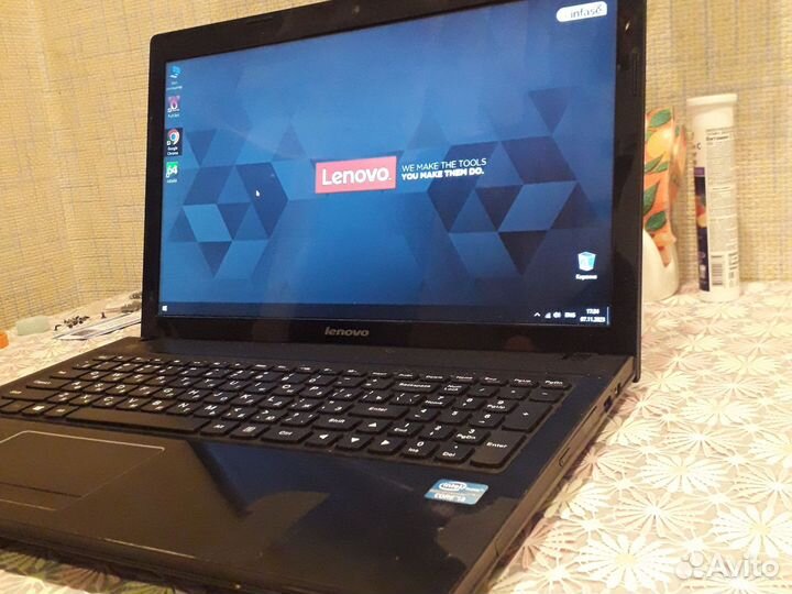 Ноутбу Lenovo G500/intel i5/ati 8570m/ssd+hdd
