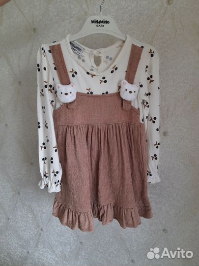 Платье для девочки 92