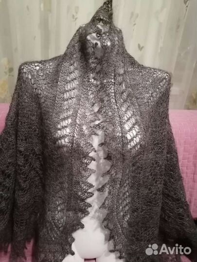 Платок-палантин пуховый