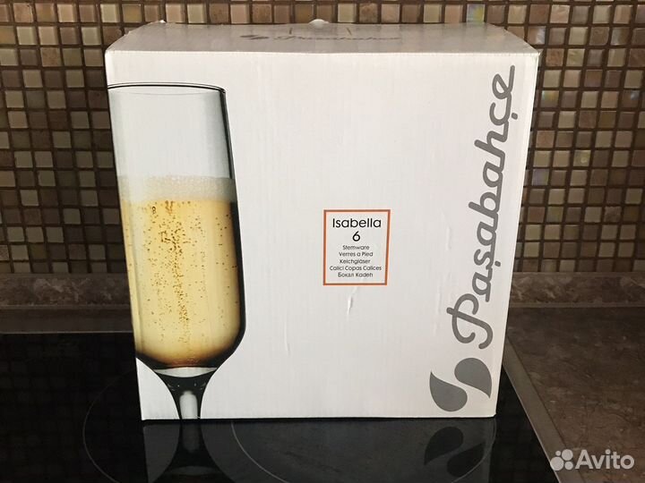 Набор фужеров для шампанского 6 шт