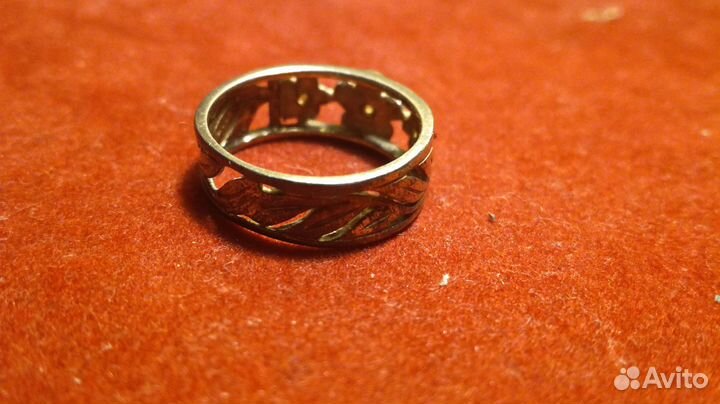 Кольцо женское серебро 925 р 17