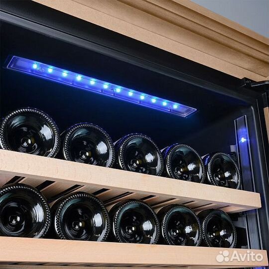 Винный шкаф meyvel MV163PRO-KBT2 (Тёмный шоколад)