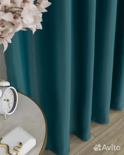 Комплект штор блэкаут Марсель Морской