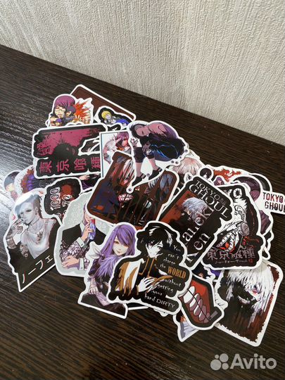 Наклейки токийский гуль