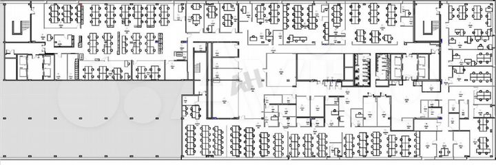 Аренда 3428 м2 под офис, банк м. Калужская в