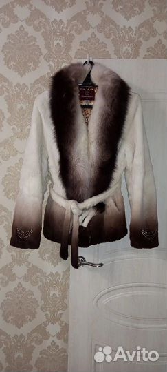 Шуба натуральная кролик