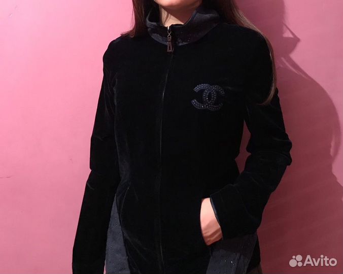 Пиджак велюровый