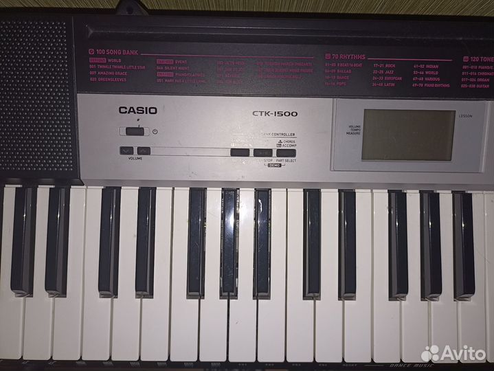 Синтезатор casio ctk 1500