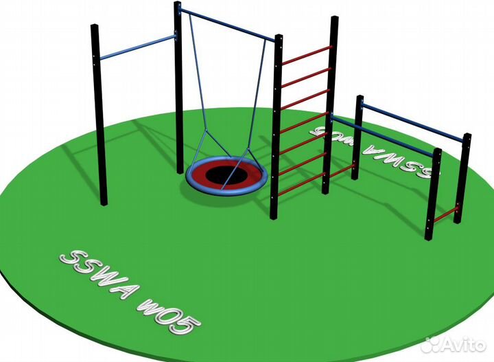 Воркаут площадка sswa № w05 от производителя