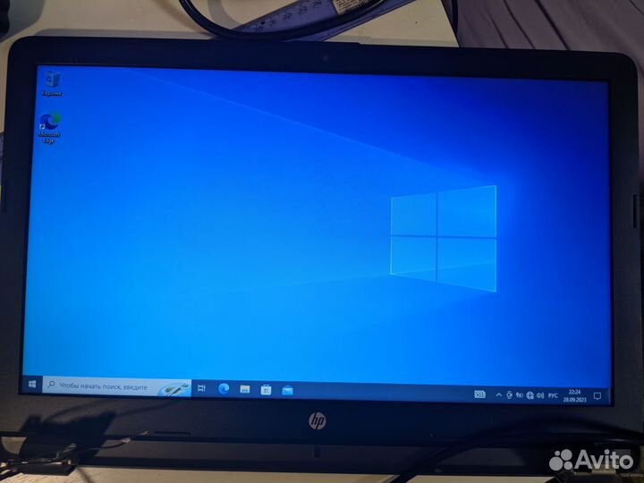 Дисплей HP 250 G6 новый в старой крышке с обвесом