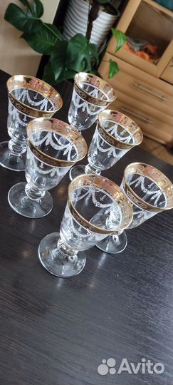 Фужеры бокалы для вина богемия Bohemia