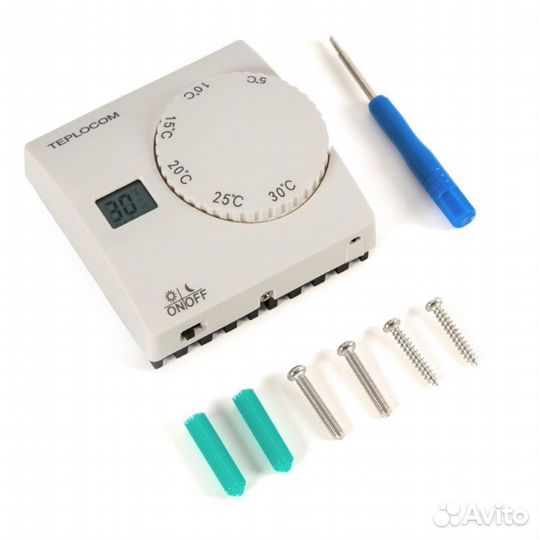 Проводной комнатный термостат Teplocom TS-2AA/8A