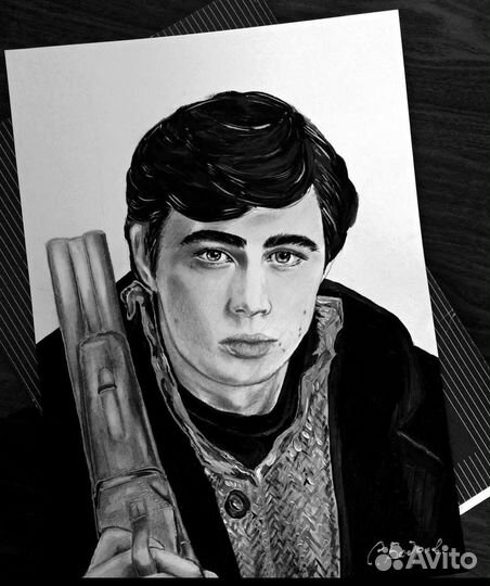 Портрет акрилом